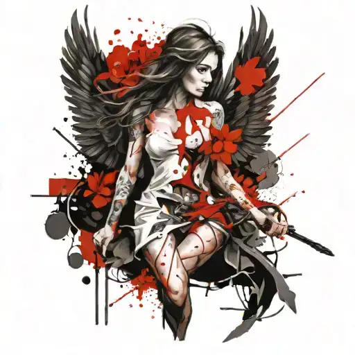 Feminine Broken Angel