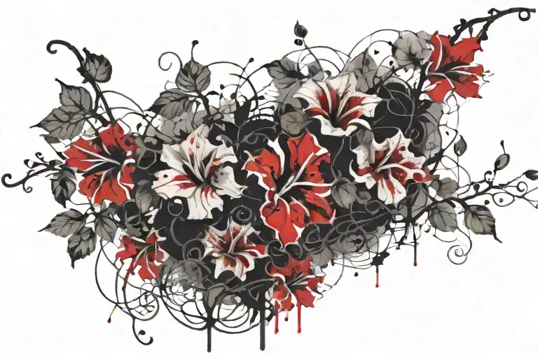 Bloody Morning Glory Vine