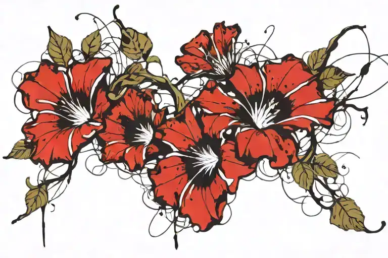 Bloody Morning Glory Vine