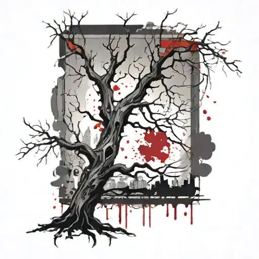 Strength Half Dead Tree