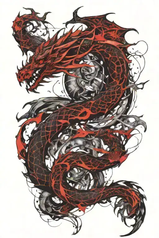 Dragon Coiled