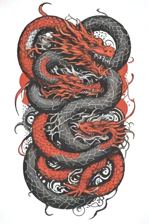 Dragon Coiled