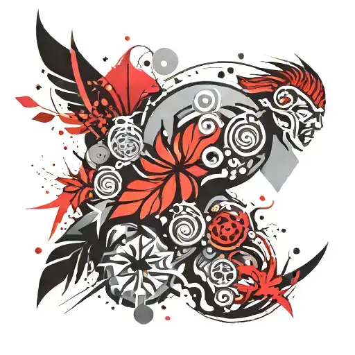 Maori-inspired Black And Grey Tattoo Representing Inner Strength And Honor