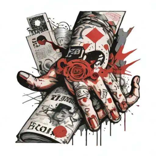 A Book And Hands Surrounded