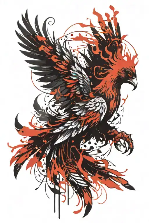 Phoenix With Fire