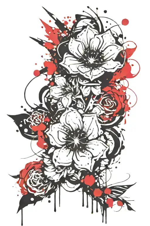 Flower And Love Symbol