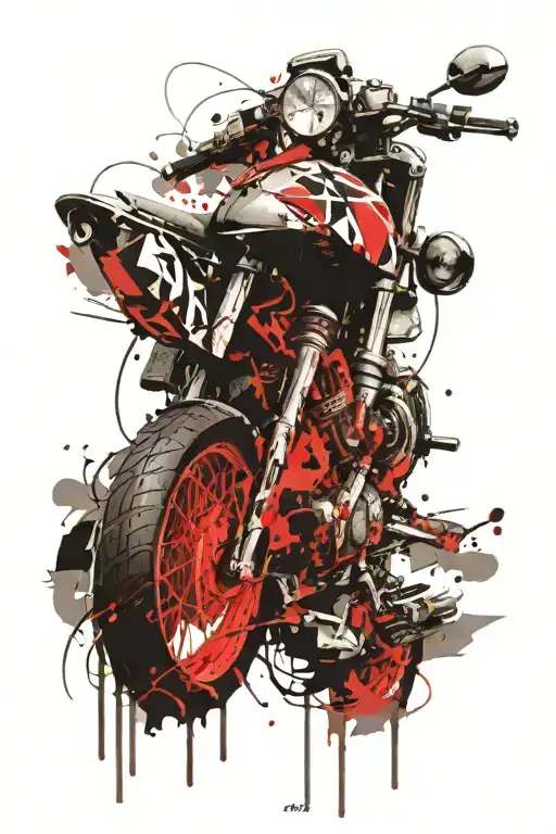 Motorcycle It Compass Grapeleaf