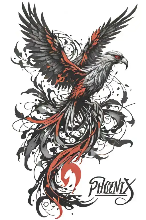 Phoenix Rising From Ashes