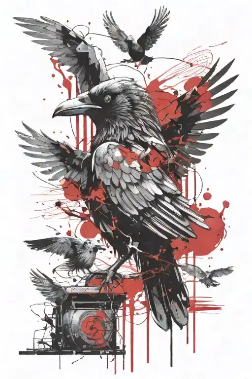 The Lyrics Of Hunters Will Be Hunted Around The Raven