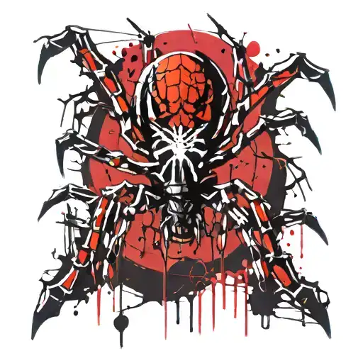 Spider With Pistols Poking Behind