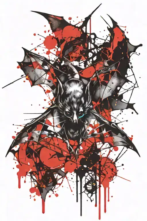 Bat With Sapphire Eyes