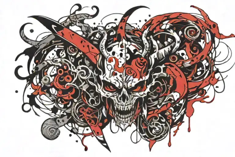 Demon Body Shaped Like