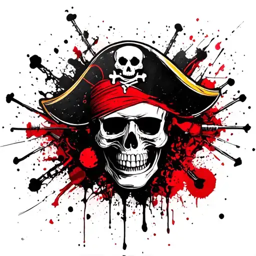 Nautical Pirate Skull