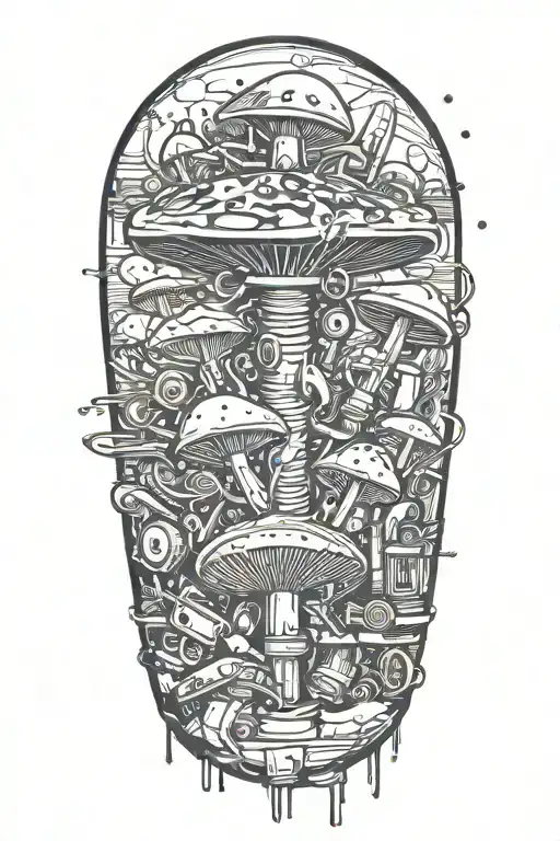 Mushroom Motor Piston