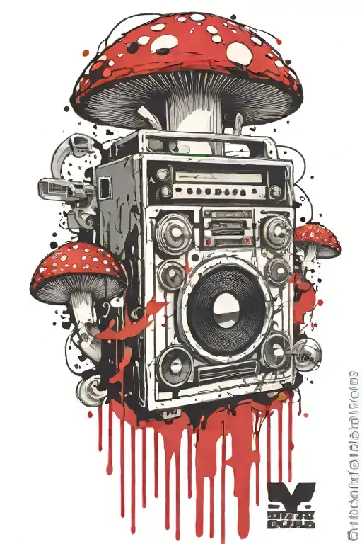 Mushroom Boom Box