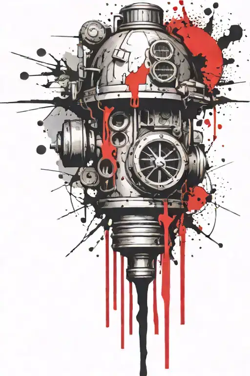 Grenade And Mushroom Time Bomb Together