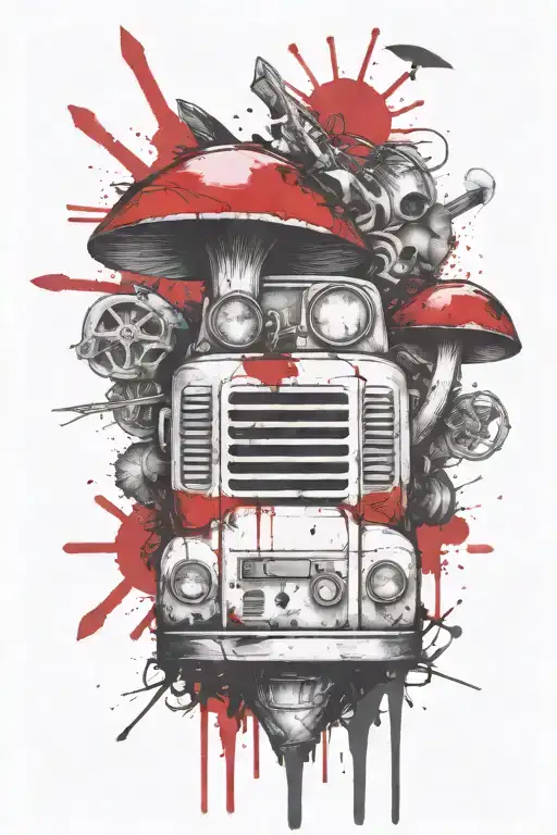 Mushroom Bow And Arrow