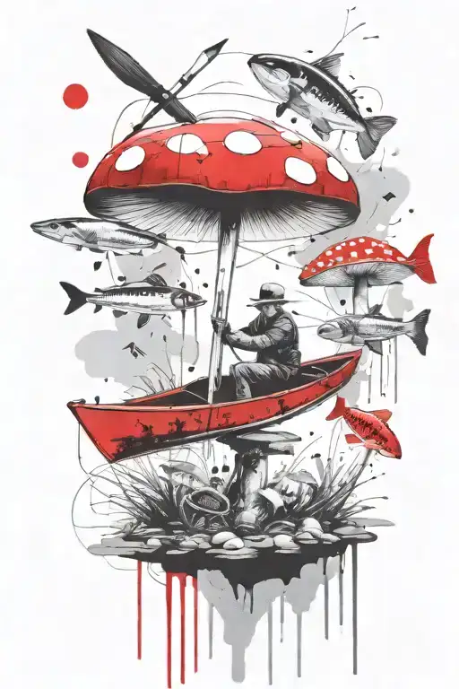 Mushroom Fishing Kayak