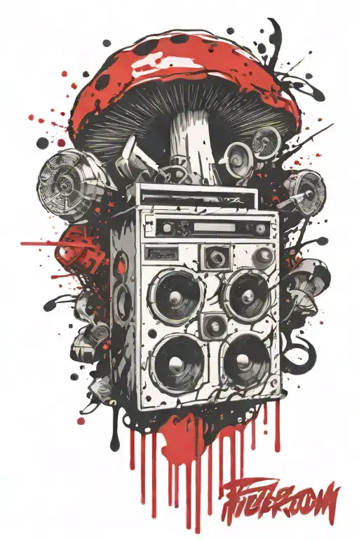 Mushroom Boom Box