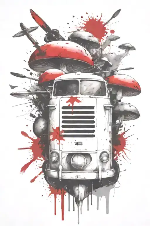 Mushroom Kayak Floating