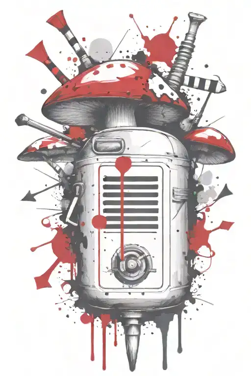 Mushroom Bow And Arrow