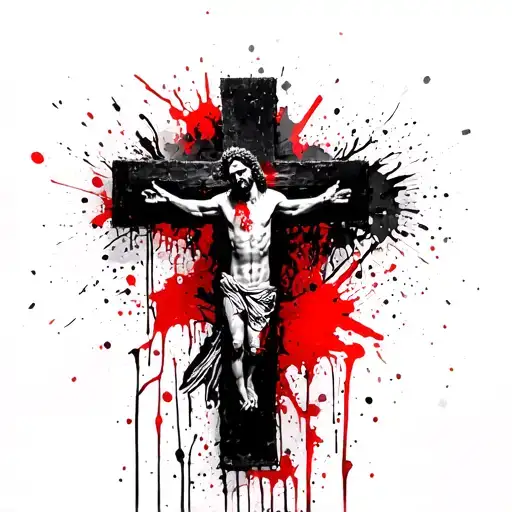 Jesus Cross With Carter Spelt Out