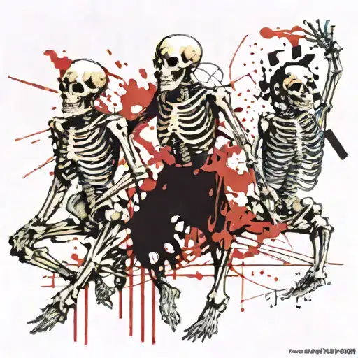 Three Skeleton Dance