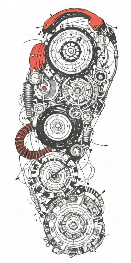 Rock Music Bands Speaker And Old School Dial Phone