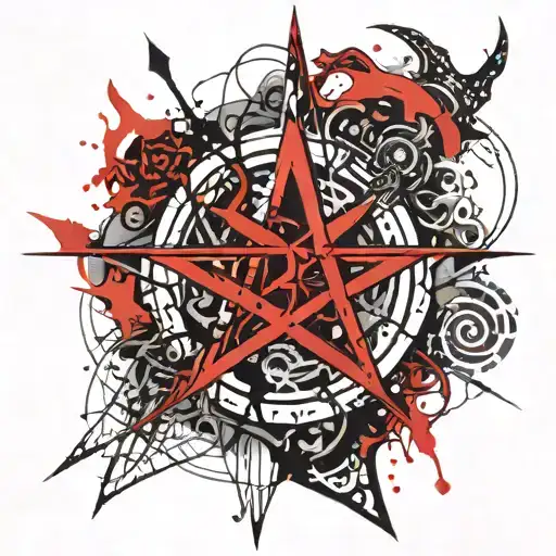 Demon Pentagram Mixed