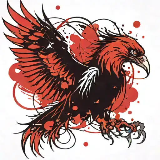 Phoenix Rising From The Ashes