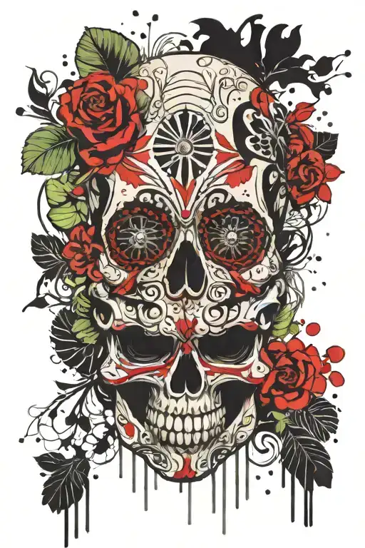 Polynesian Sugar Skull