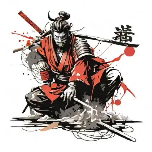 Samurai Warrior Meditating