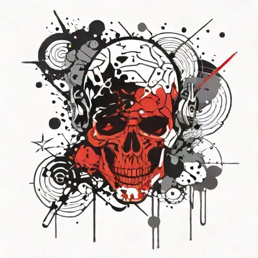 Skull Heavy Metal Star Trek Star Wars Aurebesh World