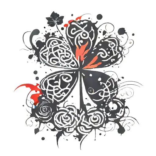 Shamrock Celtic Background