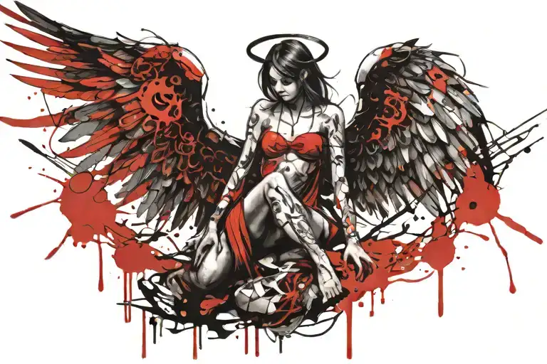 Fallen Angel Seeking Redemption
