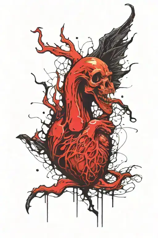 Creepy Dementor From Harry Potter Guy Holding A Human Heart In His Hand