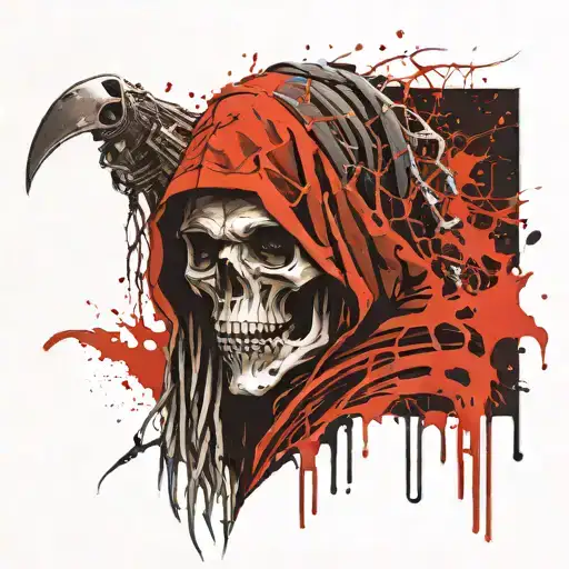 Grim Reaper With Dreads