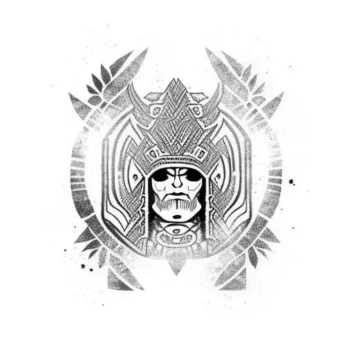 El Salvadorian Mayan Warrior Sleeve