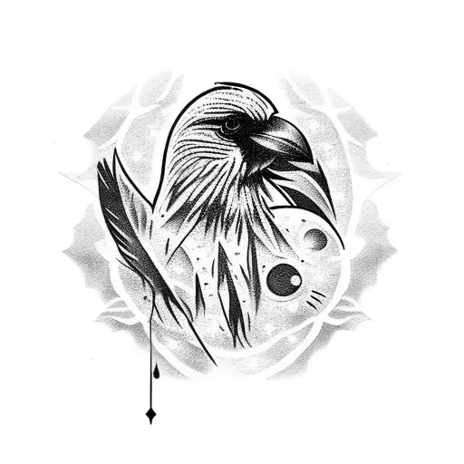 Crow In The Moonlight