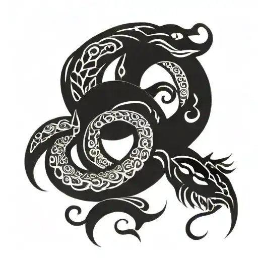 Moon And Snake Lovely