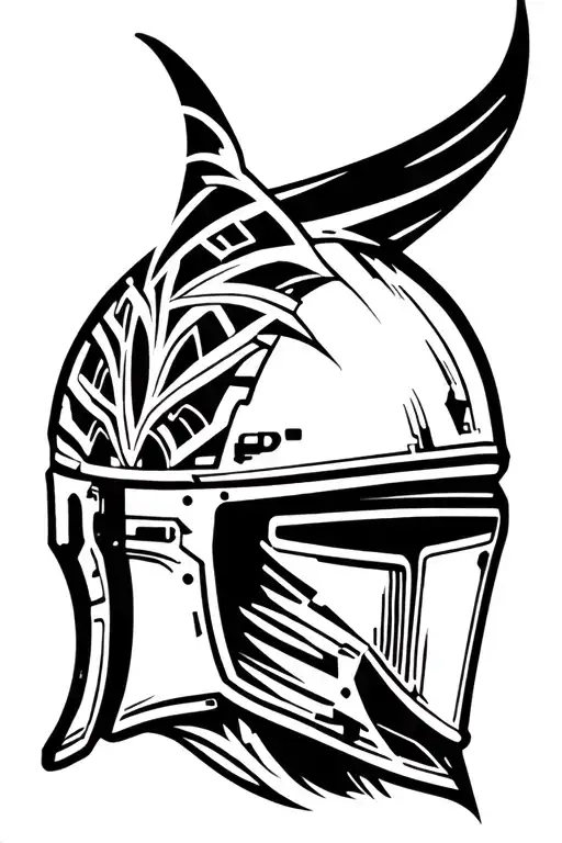 Sallet Helm With Space Themed