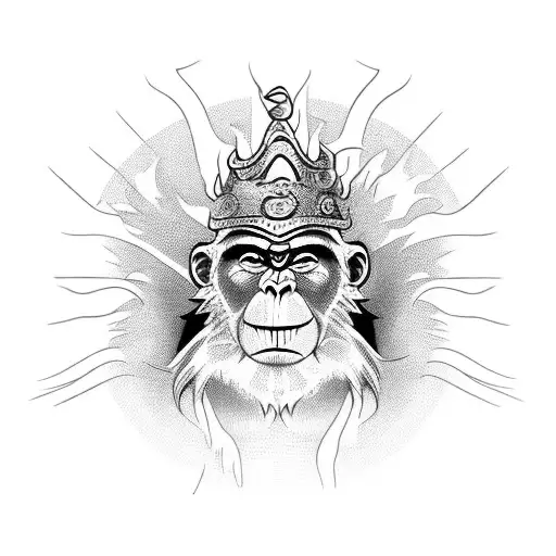 Monkey King In Hell Full Body