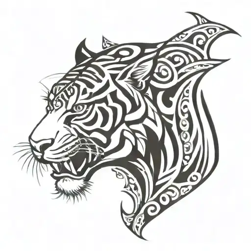 Maori Design Tiger Full Body