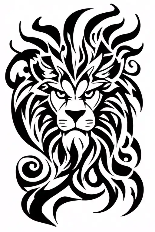 Mechanic Maori Lion Face