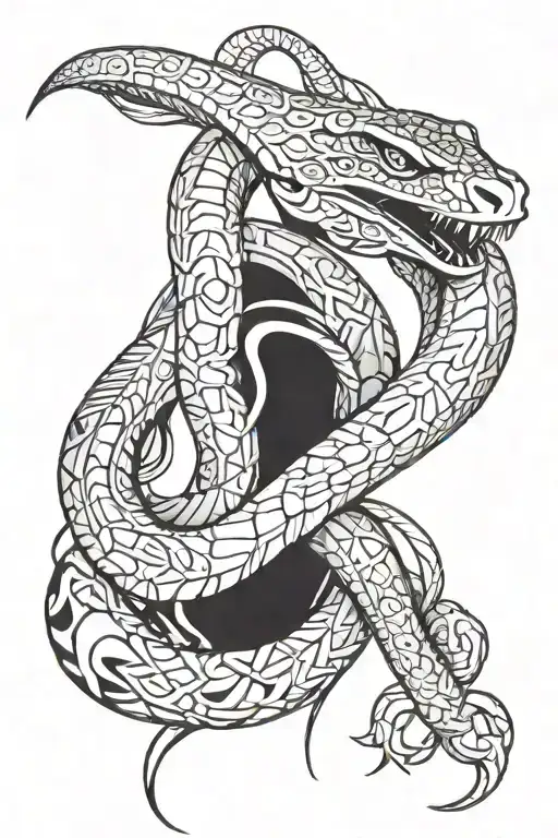 Snake Wrapped The Whole Arm