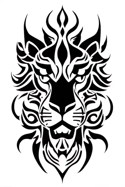 Mechanic Maori Lion Face