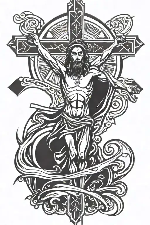 Depict Jesus On The Cross