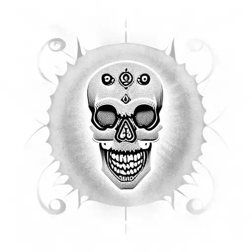 Skull With A Lot Of Teeth