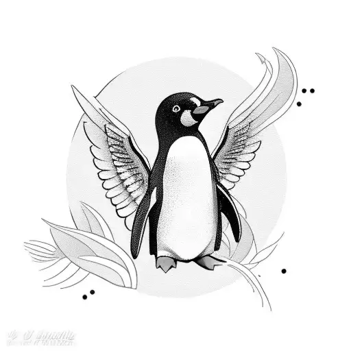 Penguin With A Phoenix