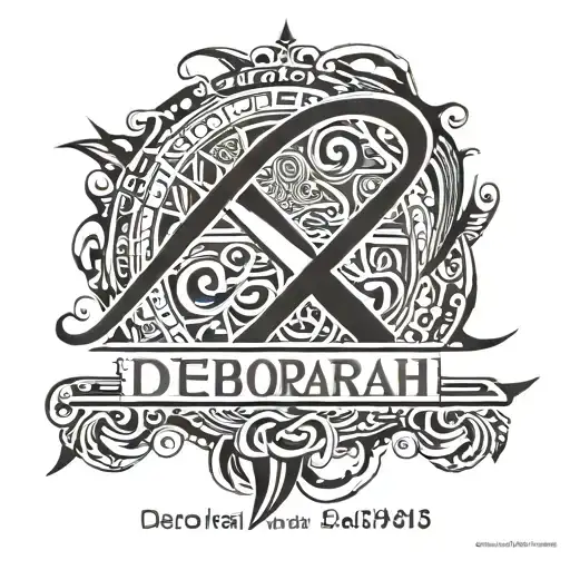 The Name Deborah With The 16Th August 2016 In Roman Numerals